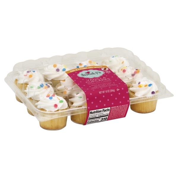 Sweet Ps Vanilla Confetti Mini Cupcakes 12Ct | Hy-Vee Aisles Online ...