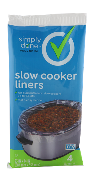 H-E-B Simply Prep Slow Cooker Liners, 4 ct