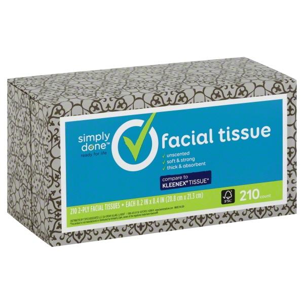 Simply Done Facial Tissue | Hy-Vee Aisles Online Grocery Shopping
