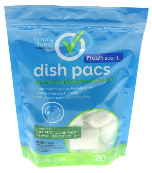 Simply Done Fresh Scent Dish Pacs 20Ct HyVee Aisles Online Grocery