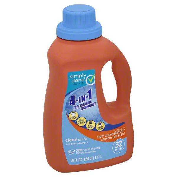 Simply Done 4in1 Clean Scent Liquid Laundry Detergent HyVee Aisles
