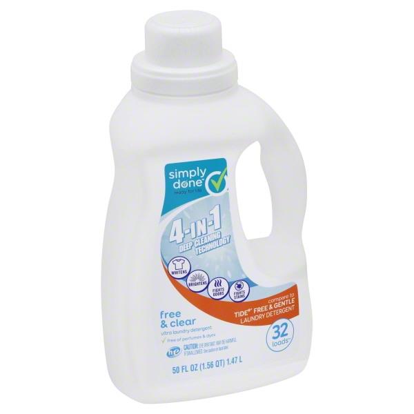 Simply Done 4 in 1 Free & Clear Laundry Detergent HyVee Aisles