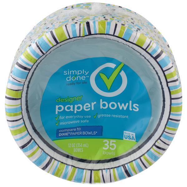Simply Done Paper Bowls HyVee Aisles Online Grocery Shopping