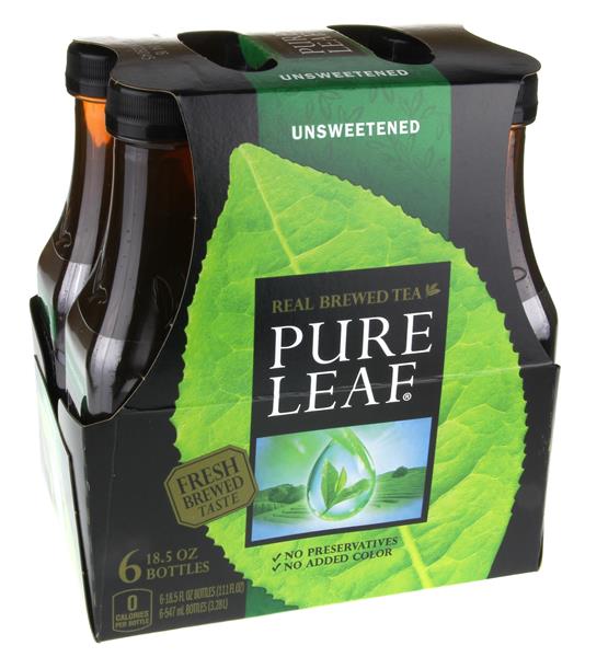 Pure Leaf Unsweetened Black Tea 6Pk HyVee Aisles Online Grocery Shopping