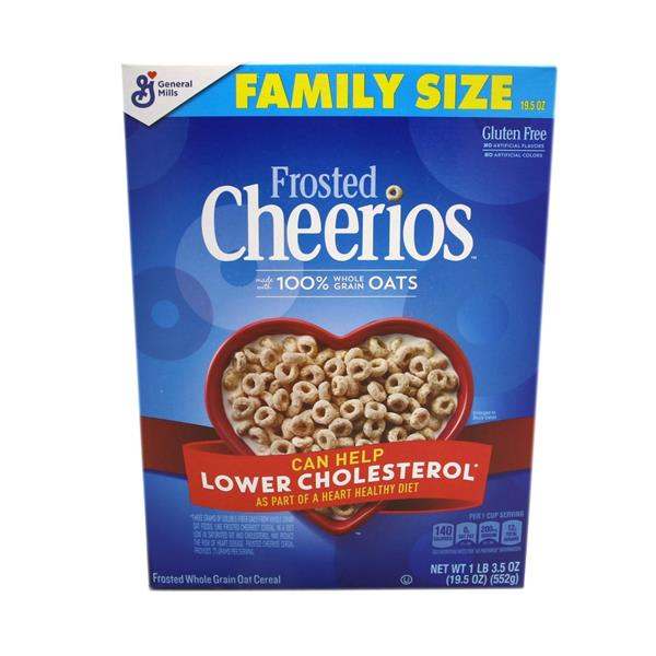 General Mills Cheerios Frosted Family Size | Hy-Vee Aisles Online ...