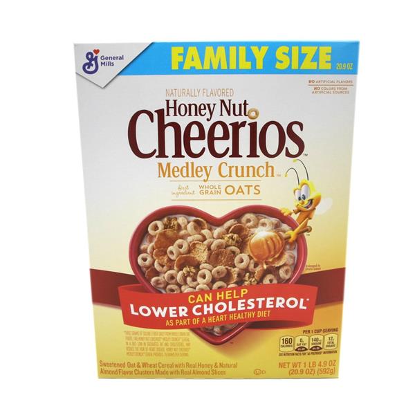 General Mills Honey Nut Cheerios Medley Crunch Family Size HyVee
