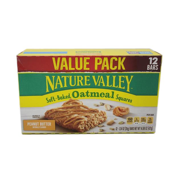 Nature Valley Soft Baked Oatmeal Squares, Peanut Butter ...