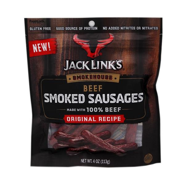 Jack Link's Smokehouse Beef Smoked Sausages Original Recipe | Hy-Vee ...