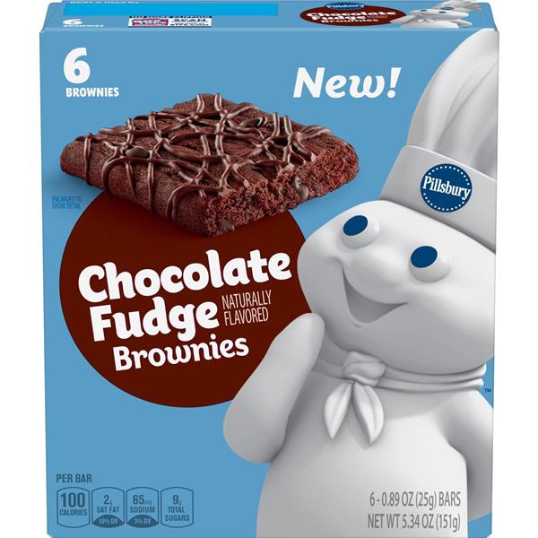 Pillsbury Soft Baked Bars Chocolate Fudge Brownie Hy Vee Aisles Online Grocery Shopping