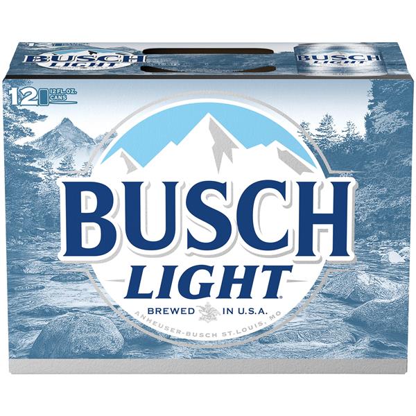 Busch Light Fishing Pack Largemouth Bass Beer 18 Pack 12 fl oz Cans, 4.1%  ABV, Beer