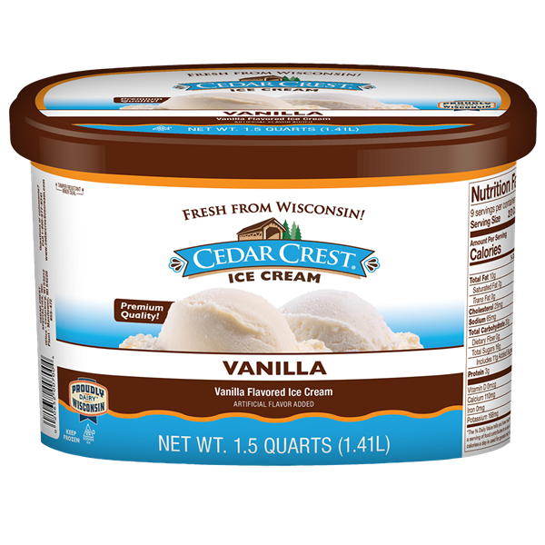Cedar Crest Ice Cream Vanilla | Hy-Vee Aisles Online Grocery Shopping