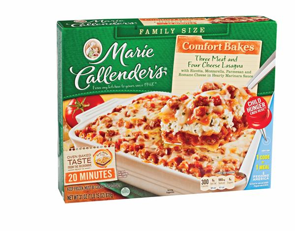 Marie Callender S Comfort Bakes Three Meat And Four Cheese Lasagna Hy Vee Aisles Online Grocery