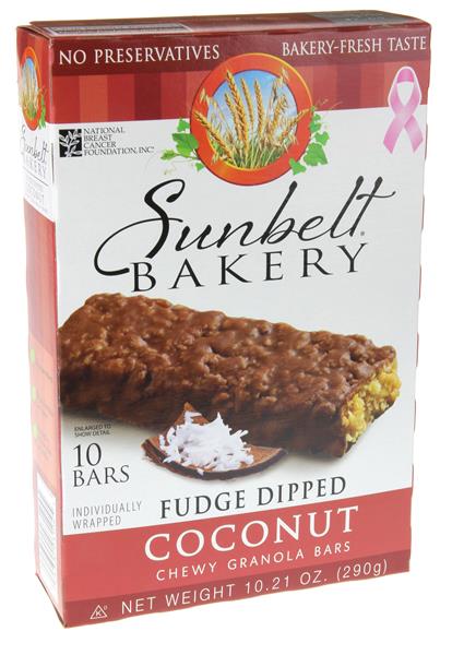 Sunbelt Bakery Fudge Dipped Coconut Chewy Granola Bars 10Ct | Hy-Vee ...