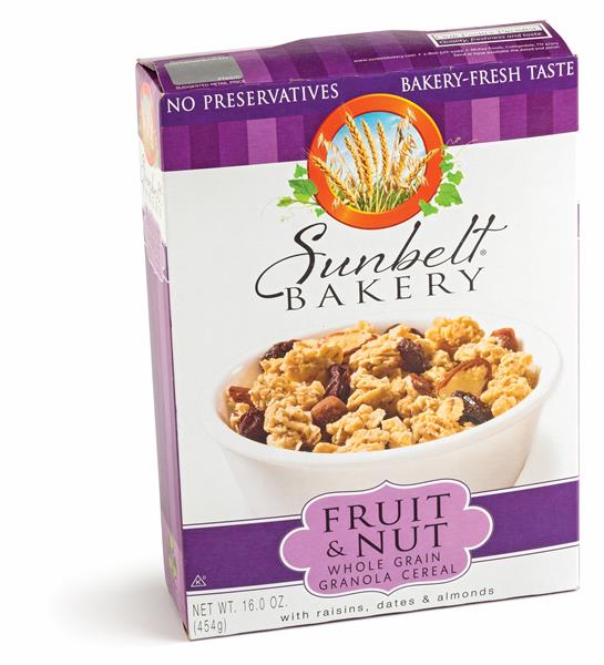 fruit and nut granola cereal