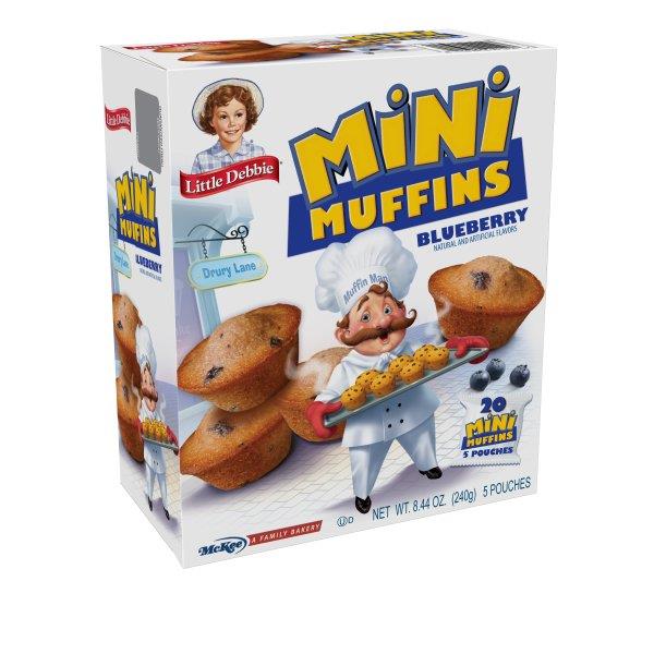 Little Debbie Mini Muffins Blueberry 5Ct Pouches Pre-Priced | Hy-Vee ...