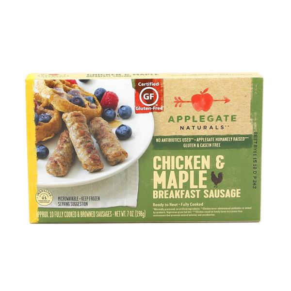 Applegate Naturals Chicken & Maple Breakfast Sausage 10 CT HyVee Aisles Online Grocery Shopping