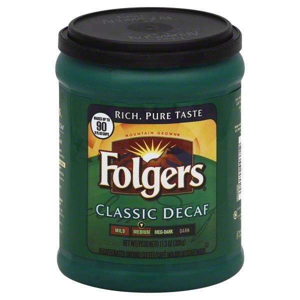 Folgers Classic Decaf Coffee | Hy-Vee Aisles Online Grocery Shopping