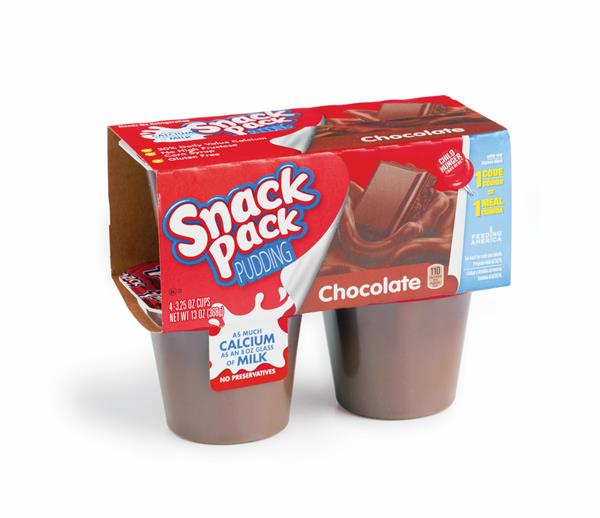 Snack Pack Chocolate Pudding Cups 4 Pack HyVee Aisles Online Grocery