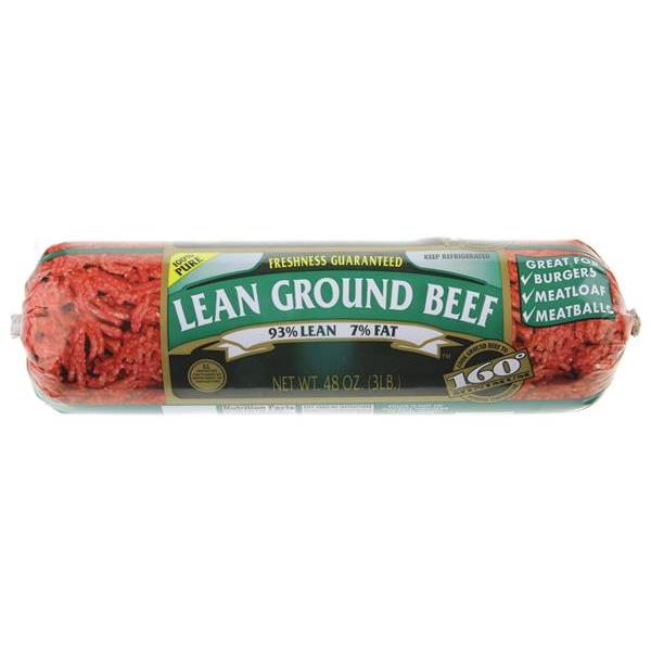 Lean Ground Beef 93 Lean 7 Fat Hy Vee Aisles Online Grocery Shopping