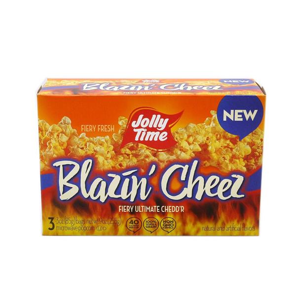 Jolly Time Blazin Cheese Microwave Popcorn, 33 oz Bags HyVee Aisles