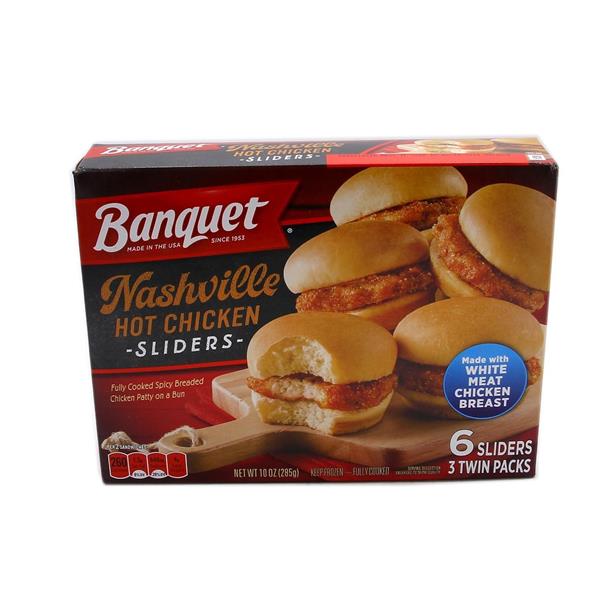 Banquet Nashville Hot Chicken Sliders 6Ct | Hy-Vee Aisles ...