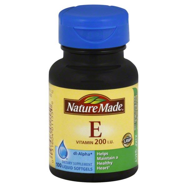Nature Made Vitamin E 200 IU Liquid Softgels HyVee Aisles Online