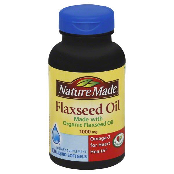 Nature Made Flaxseed Oil 1000mg Liquid Softgels HyVee Aisles Online