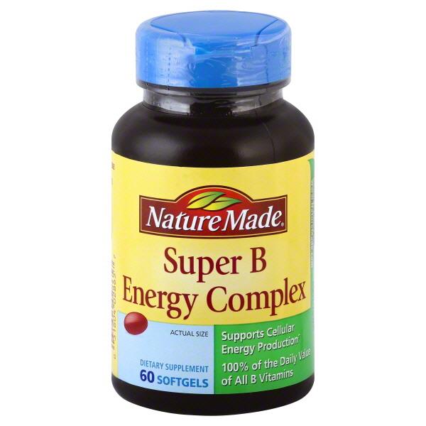 Nature Made Super B Energy Complex Full Strength Minis Softgels | Hy ...