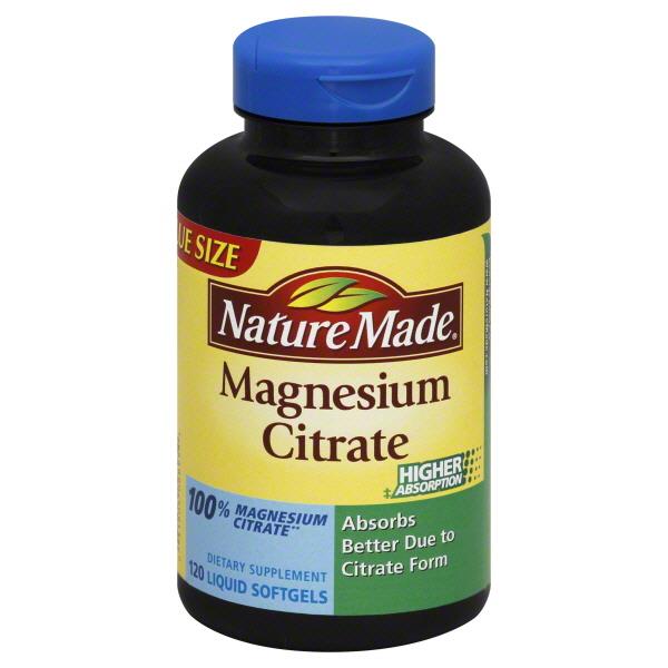 Nature Made Magnesium Citrate, Liquid Softgels, Value Size HyVee