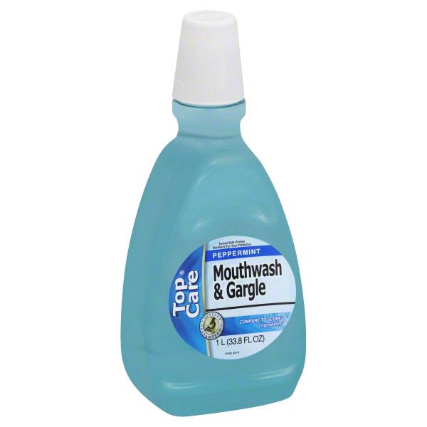 TopCare Mouthwash & Gargle Peppermint HyVee Aisles Online Grocery