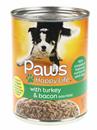 Paws Happy Life with Turkey & Bacon Dog Food Wet