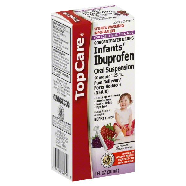 TopCare Infant's Ibuprofen Oral Suspension Berry Flavor HyVee Aisles Online Grocery Shopping