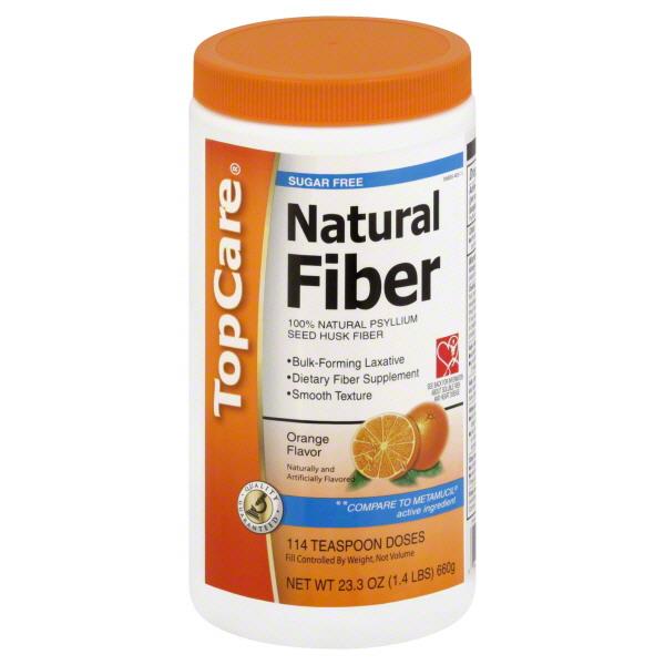 TopCare Natural Fiber Orange Flavor Powder, Sugar Free HyVee Aisles