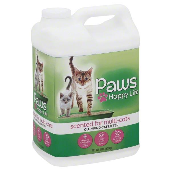Paws Happy Life Scented for Multi Cats Clumping Cat Litter HyVee