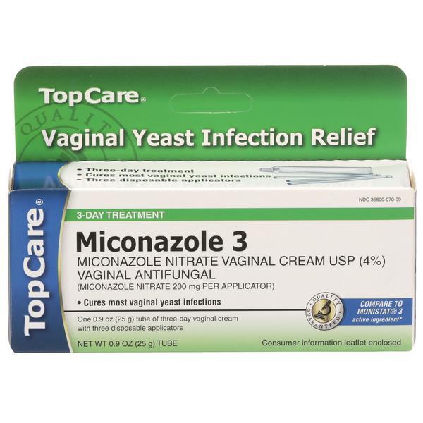 TopCare Miconazole 3 Vaginal Yeast Infection Relief HyVee Aisles