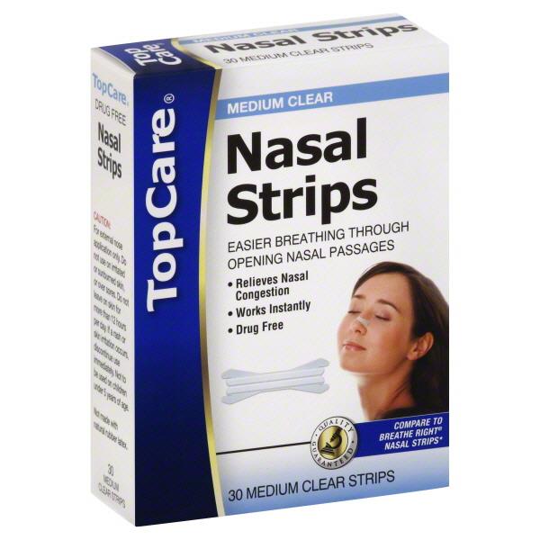 TopCare Nasal Strips Medium Clear | Hy-Vee Aisles Online Grocery Shopping