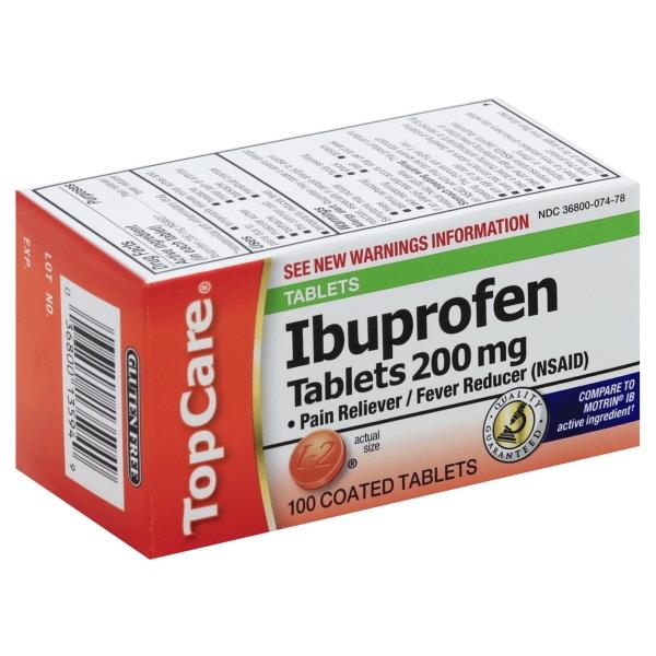 TopCare Ibuprofen 200mg Tablets HyVee Aisles Online Grocery Shopping