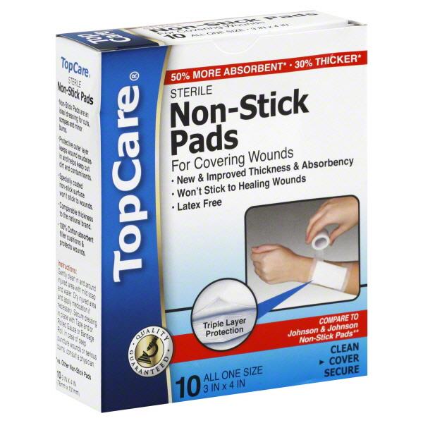 TopCare NonStick Pads All One Size HyVee Aisles Online Grocery Shopping