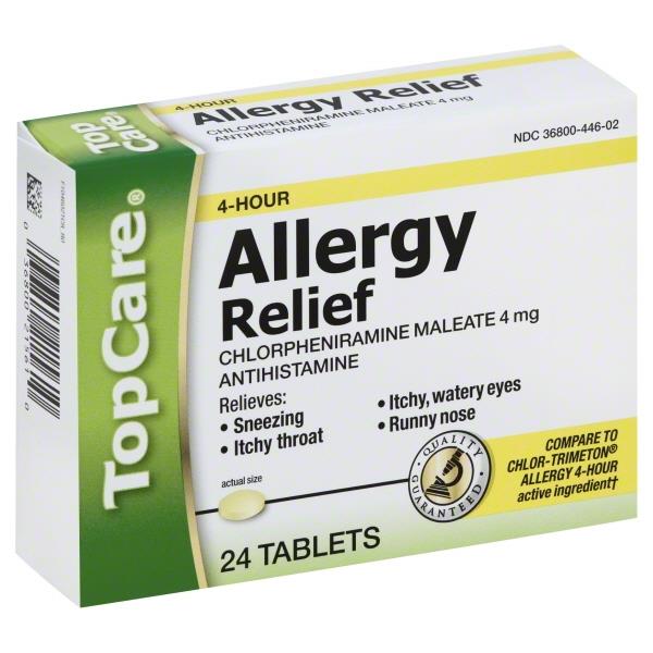 TopCare 4-Hour Allergy Relief Tablets | Hy-Vee Aisles Online Grocery ...