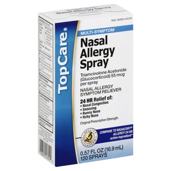 TopCare Nasal Allergy Spray 120 Sprays | Hy-Vee Aisles Online Grocery ...