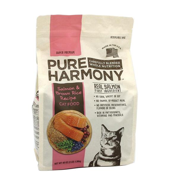 Pure Harmony Salmon & Brown Rice Recipe Dry Cat Food HyVee Aisles
