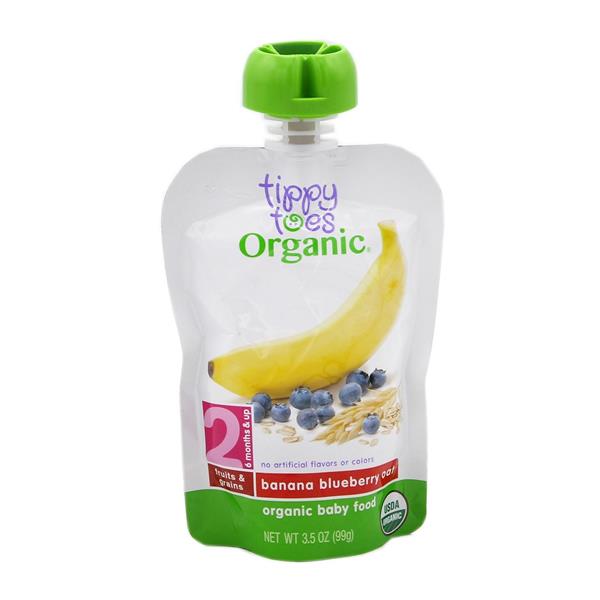 Tippy Toes Organic 2 Banana Blueberry 