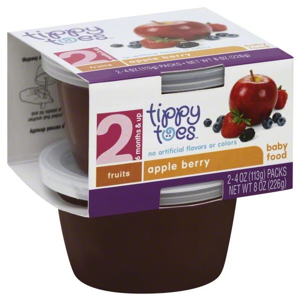 Tippy Toes 2 Apple Berry Baby Food 2Pk HyVee Aisles Online Grocery