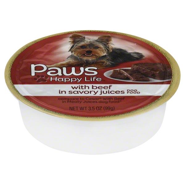 red paws dog food