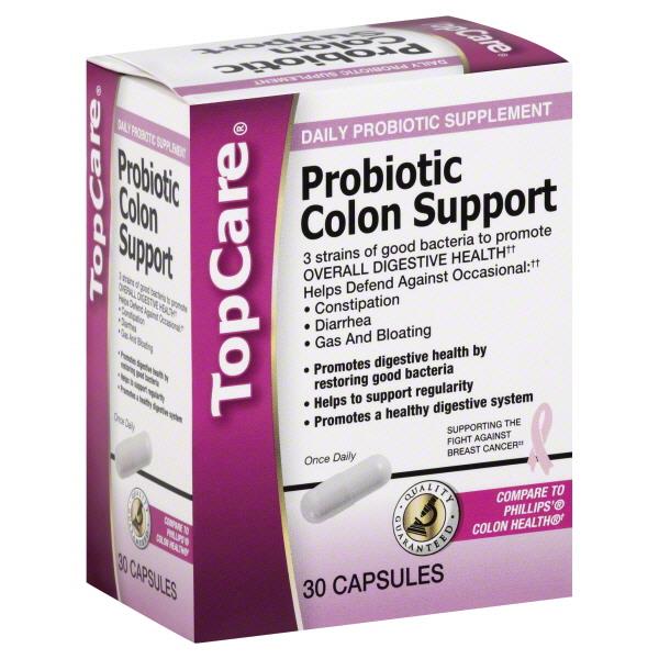 TopCare Probiotic Colon Support Capsules HyVee Aisles Online Grocery