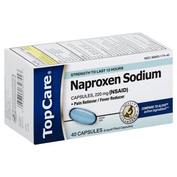 TopCare Naproxen Sodium Liquid Gels | Hy-Vee Aisles Online Grocery Shopping