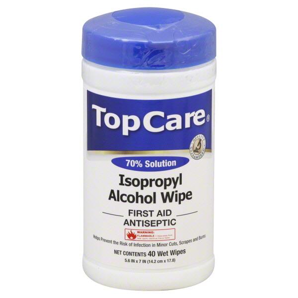 TopCare, Isopropyl Alcohol Wipes, 70 Solution HyVee Aisles Online