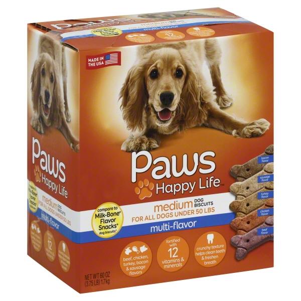 Paws Happy Life Multi Flavor Medium Dog 