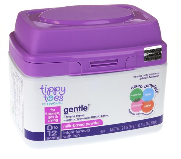 Tippy Toes Gentle MilkBased Powder Infant Formula with Iron 012