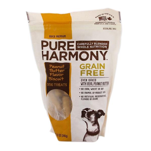 Pure Harmony Grain Free Peanut Butter Flavor Dog Biscuits HyVee